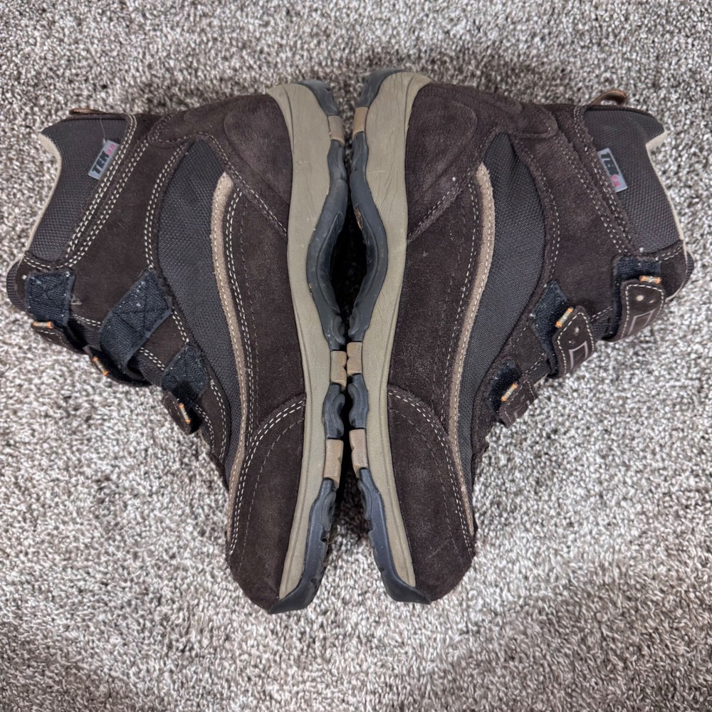 LL Bean Men's Tek 2.5 Primaloft Hiking Brown Suede Triple Strap Boots 12 Wide - Picture 6 of 11